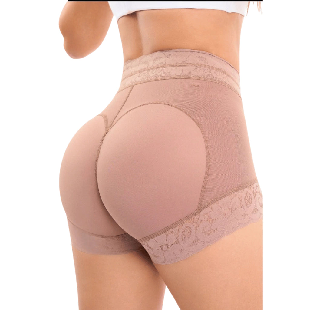 SHORT FAJA LEVANTA COLA MALVA CLARO M