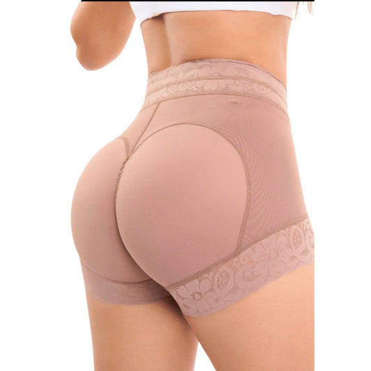 SHORT FAJA LEVANTA COLA MALVA CLARO M